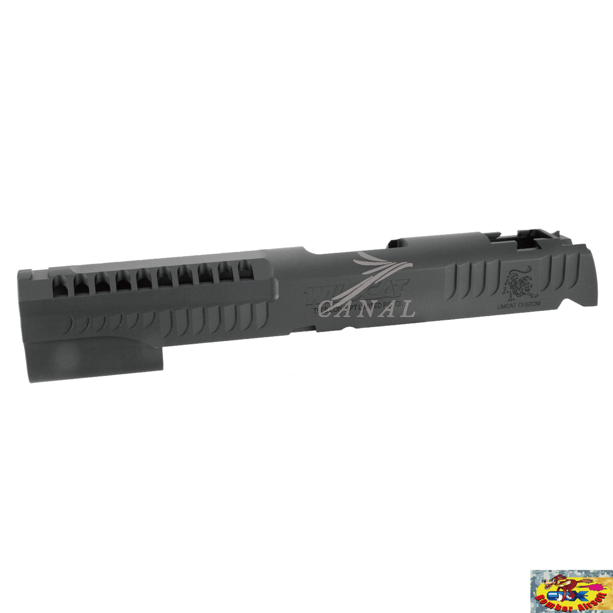 Bomber Airsoft] ハイキャパ5.1 アルミスライドセット -Black BA-SLHC
