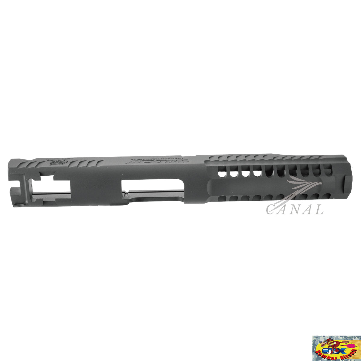 Bomber Airsoft] ハイキャパ5.1 アルミスライドセット -Black BA-SLHC