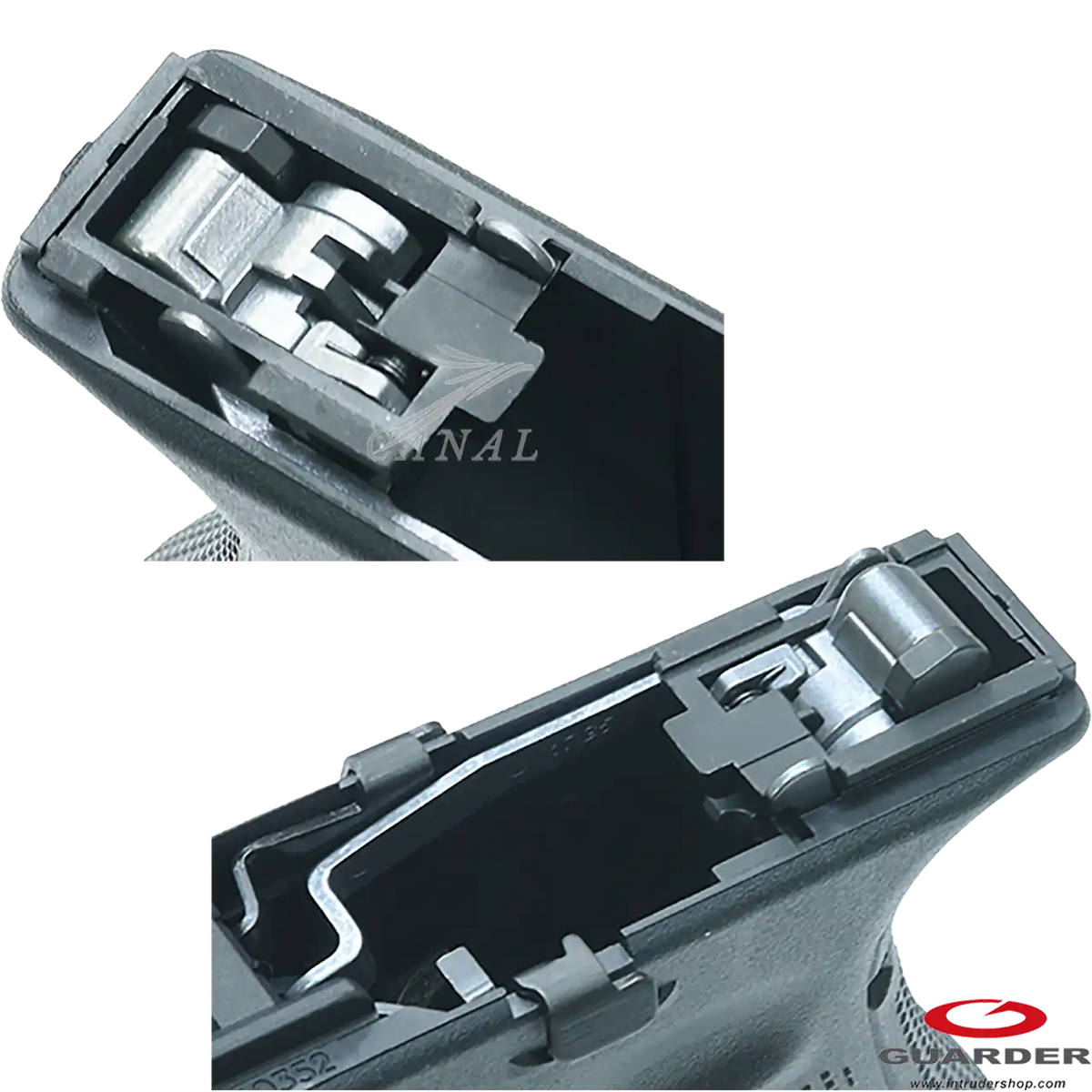 Guarder] Glock17 Glock19 Gen5 リアシャーシセット ハンマー
