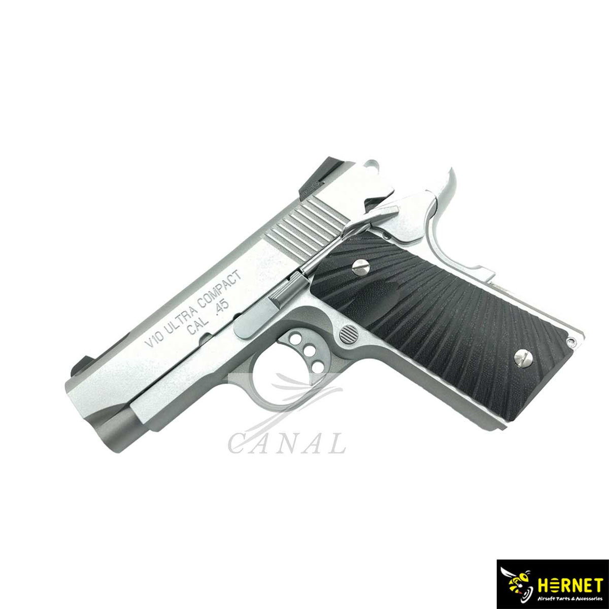 Hornet] M1911 オフィサーズサイズ G10 グリップ -Eagle Wing Texture