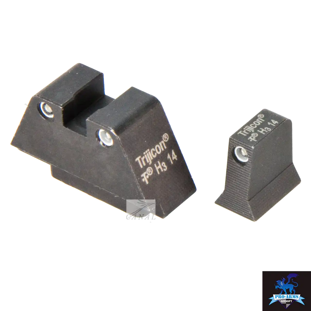 Pro-Arms] Glock Trijicon GL-201 スチールサプレッサートリチウム