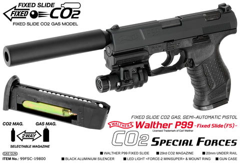 [マルゼン] ワルサー P99FS（：フィクスドスライド） CO2 スペシャルフォース