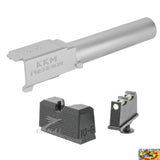 [Bomber Airsoft]　10-8 AMF Defense RMR カスタムスライド ブラック (シルバーバレル) MSMA-090-BKSV