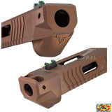 [Bomber Airsoft]  TTI Combat Master Glock45 XR スライドセット -Bronze BM-SL-G45XR-TM-BZ  トイガンパーツ エアソフト Airsoft Toy マルイ G17 / G19 Gen5 GBBシリーズ