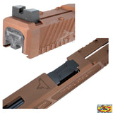 [Bomber Airsoft]  TTI Combat Master Glock45 XR スライドセット -Bronze BM-SL-G45XR-TM-BZ  トイガンパーツ エアソフト Airsoft Toy マルイ G17 / G19 Gen5 GBBシリーズ