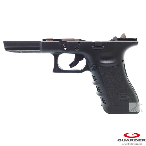 Guarder Glock18C Gen.3 リアル刻印フレームコンプリートセット -USA刻印- ブラック (GLK-178(U))