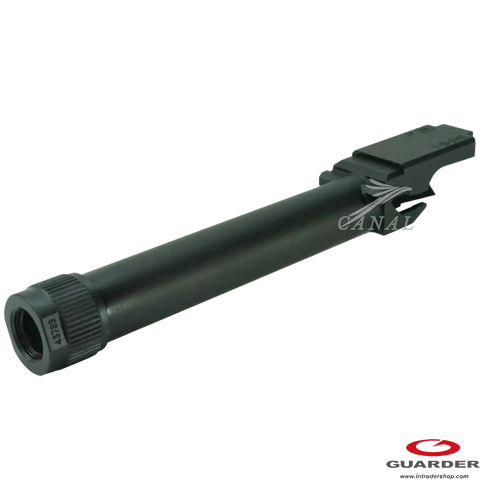 [Guarder] Glock17 Gen5 14ミリ逆ネジ スチールアウターバレル GLK-550(BK)