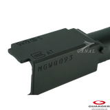 [Guarder] Glock17 Gen5 14ミリ逆ネジ スチールアウターバレル GLK-550(BK)