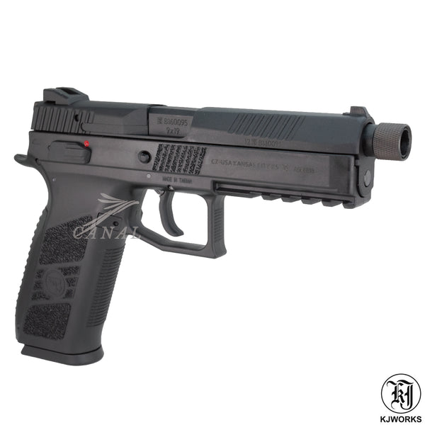 KJ Works] CZ P-09 タクティカル (14mm逆ネジ) ガスブローバック
