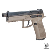 [KJ Works]  KJ CZ P-09 Tactical (14mm逆ネジ) TAN KJ-P09-TBC(TAN) トイガンパーツ エアソフト Airsoft Toy