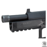 [KJ Works] KJ CZ P-09 Tactical (14mm逆ネジ/タクティカルサイト仕様) Black KJ-P09-TBCTS(BK)