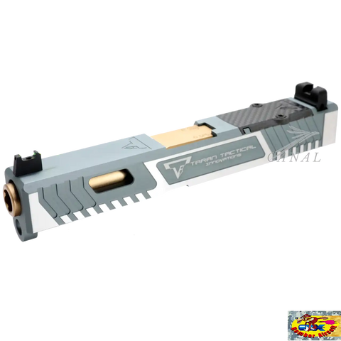 [Bomber Airsoft] TTI Glock19 Gen3 RMR スライドセット サイドポリッシュグレイ