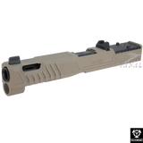 [Toxicant] NINEX19 Vapor Ported スライドセット Cerakote FDE