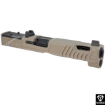 [Toxicant] NINEX19 Vapor Ported スライドセット Cerakote FDE
