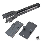 Umarex G19 Gen.4/G19X/G45に対応したKiller Innovations Glock 19 アルミスライド Blackスライド/BKバレル トイガンパーツ エアソフト Airsoft Toy Pro-Arms