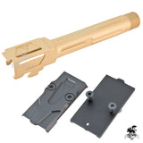 Umarex G19 Gen.4/G19X/G45に対応したKiller Innovations Glock 19 アルミスライド Blackスライド/BKバレル トイガンパーツ エアソフト Airsoft Toy Proarms