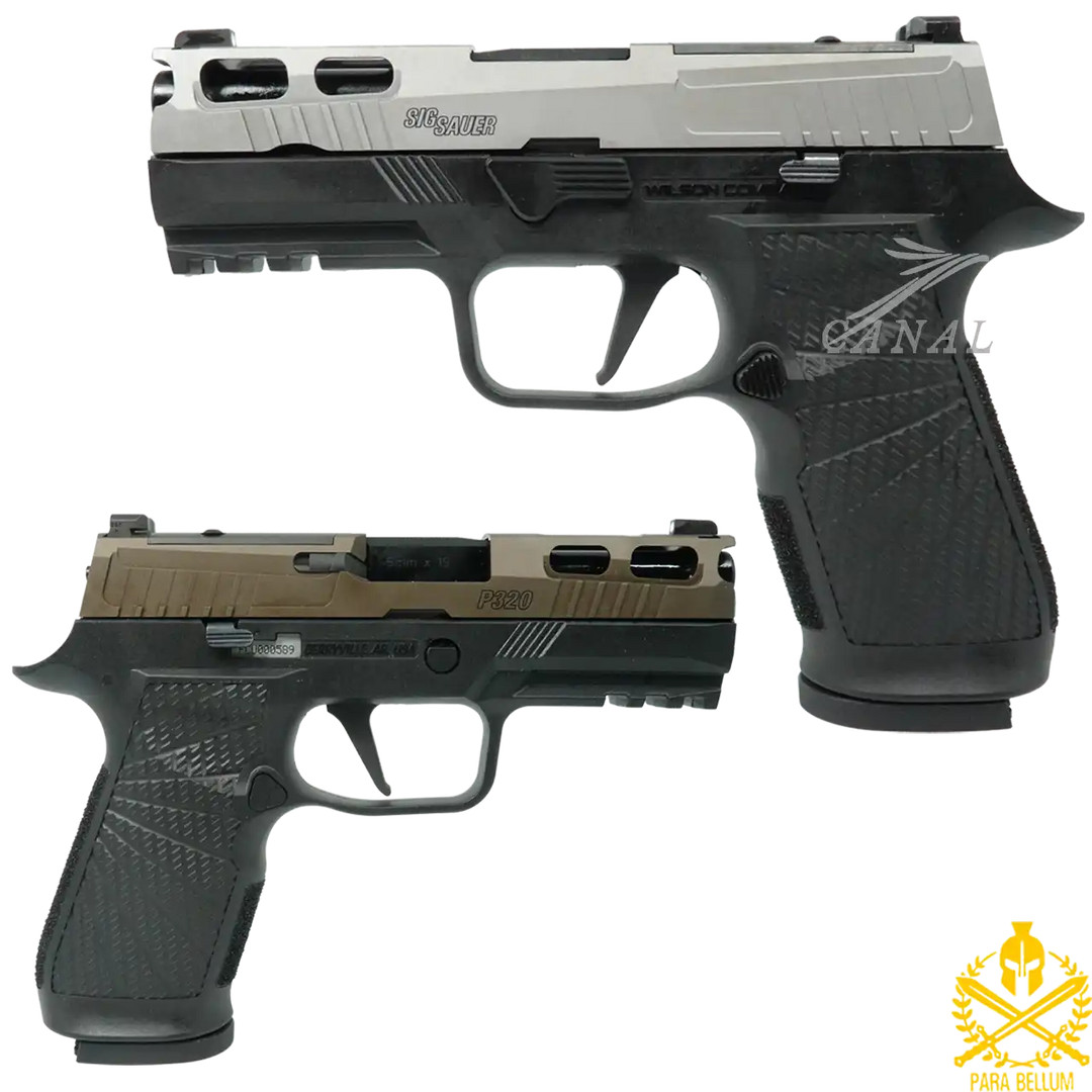 SIG P320 M18 VFC カスタムスライドBomber Airsoft Pro-Cut 3.9