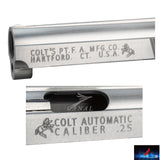 WE Colt 25 Auto (CT25)シリーズに対応したColt 25Auto アルミスライド AirsoftGun Toy エアガン トイガン