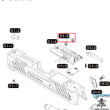 [EMG/VFC純正パーツ] SI SMP (PSCW0304S2) トップカバープレートスクリュー トイガンパーツ エアソフト Airsoft Toy