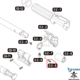 [EMG/VFC純正パーツ] SI SMP/P365 (V020SPG0F0) ホップ調整スクリュープランジャースプリング トイガンパーツ エアソフト Airsoft Toy