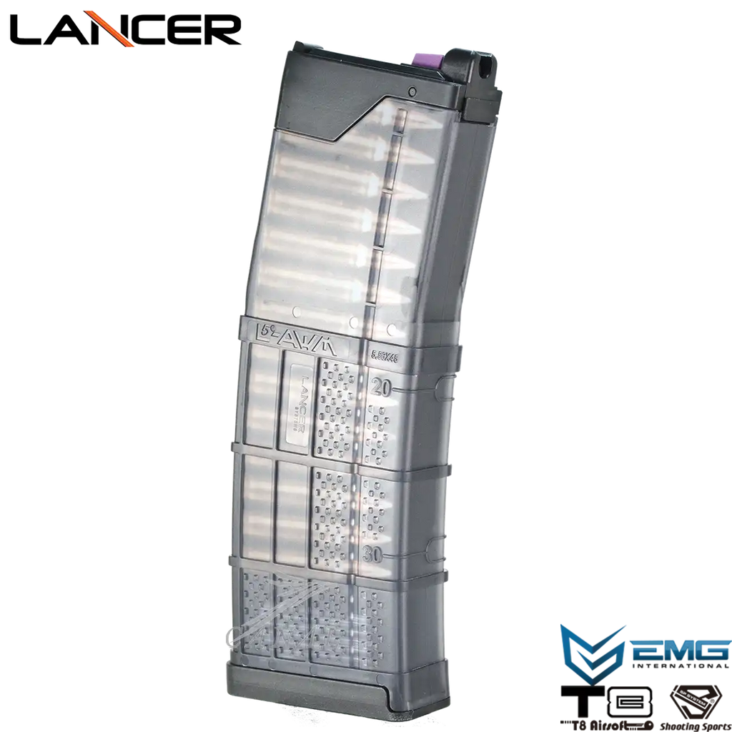 新品 実物 LANCER ランサー マガジン 透明 L5AWM 30 clear