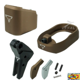 [Bomber Airsoft] TTI Ballerina Glock17 Gen5 スライドセット (ブロンズ) BM-SL-G17G5BL-TM-BR バレリーナ