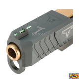 [Bomber Airsoft] TTI Glock26 Gen3 アルミスライドセット -サイドポリッシュブラック トイガンパーツ エアソフト Airsoft Toy