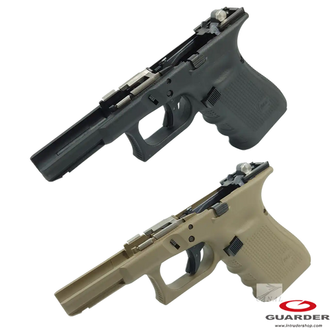 Gurader GLK-258E Glock 19 Gen.4 リアル刻印フレームコンプリートセット -EURO-