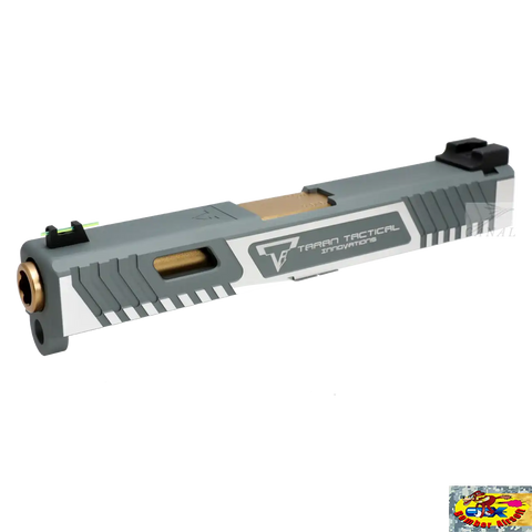 Bomber Airsoft TTI Glock 19 Gen.3 アルミスライドセット -グレーシルバー