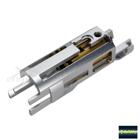 [NOVA] マルイM1911/MEU/ハイキャパ アルミ軽量ブリーチ シルバー TM-GMP-S01-SV